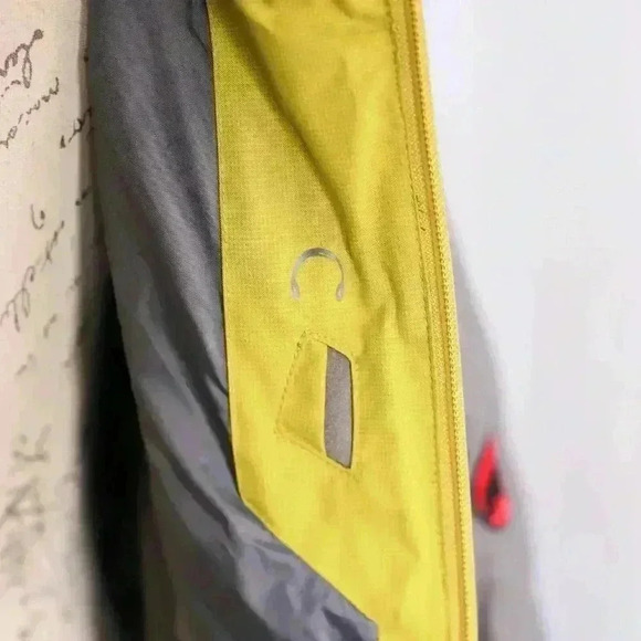 Mammut Size S Down filled Grey/yellow zip off snow skirt pockets ski jacket - Picture 12 of 16